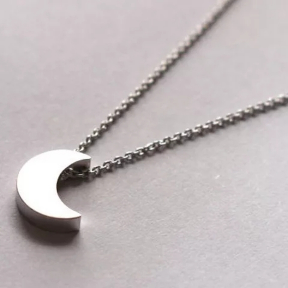 Crescent Moon Necklace - Picture 4 of 8